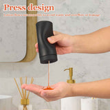 Silicone Dish Soap Dispenser, Reusable Dish Soap Bottle, Refillable Dish Soap Squeeze Bottle, 240ml/8oz Dishwashing Liquid Dispenser, Portable Hand Soap Bottle for Kitchen Sink - White - Size 14cm In Australia - Darrahopens
