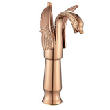 Darrahopens Home & Garden > Bathroom Accessories > Toilet & Bidet Accessories Swan-Shaped Single-Handle Single-Hole Vessel Faucet – Deck-Mounted Bathroom Sink Faucet, Tall Model, Elegant Vanity Faucet - Gold - Size 33cm In Australia - Darrahopens