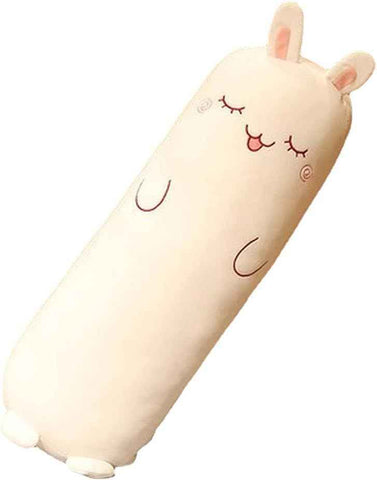 Long-Shaped Pillow Plush Pillow Hugging Pillow Soft Pillow Sleeping Pillow Gift - Beige - Size 33in In Australia - Darrahopens