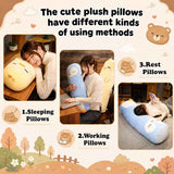 Long-Shaped Pillow Plush Pillow Hugging Pillow Soft Pillow Sleeping Pillow Gift - Blue - Size 33in In Australia - Darrahopens