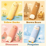 Long-Shaped Pillow Plush Pillow Hugging Pillow Soft Pillow Sleeping Pillow Gift - Gray - Size 33in