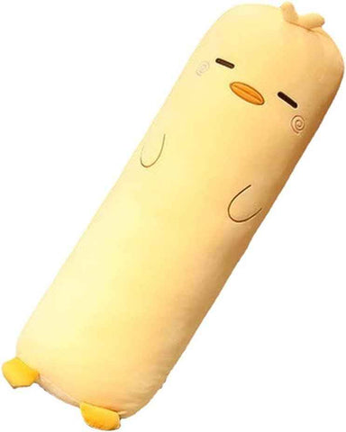 Long-Shaped Pillow Plush Pillow Hugging Pillow Soft Pillow Sleeping Pillow Gift - Yellow - Size 27in In Australia - Darrahopens