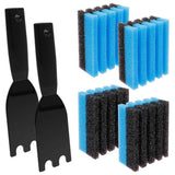 4-Pack Cleaning Sponge and 2-Pack Grill Scraper - Essential Grills Cleaning Kit for George Foreman & Most Grooved Indoor & Outdoor Grills and Sandwich Waffle Makers (6Pcs) In Australia - Darrahopens