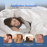 Ear Piercing Hole Pillows Side Sleeper Pillow with an Ear Hole for CNH Side Sleepers and Ear Inflammation Pressure Sores, Adjustable Cotton and Polyester Curved Side Pillow - Pink - Size 44cm*32cm