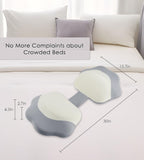 Pregnancy Pillows for Sleeping, Memory Foam Maternity Pillow Support for Back Belly HIPS, Adjustable Travel Wedge Pillow for Pregnant Women, Side Sleeping Pregnant Pillows with Velvet Cover - Pink - Size 31.5in*15in