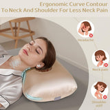 Piercing Pillow - Ear Piercing Pillow With Foam Plug, Adjust Shredded Memory Foam Picrcing Pillow For Side Sleepers, Donut Piliow For Ear With 4.5x4.5''Hole, Ergonomic Curved Design, Satin Pink | Ear Piercing Pillow For Side Sleepers, Donut Piliow For Ear