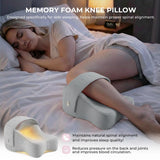 Side Sleeper Knee Pillow Hip Pain Relief Sciatica Pain Relief Ergonomic Leg - Blue - Size 35cm*25cm*16cm In Australia - Darrahopens