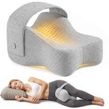 Side Sleeper Knee Pillow Hip Pain Relief Sciatica Pain Relief Ergonomic Leg - Light Gray - Size 35cm*25cm*16cm In Australia - Darrahopens