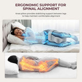 Side Sleeper Knee Pillow Hip Pain Relief Sciatica Pain Relief Ergonomic Leg - White - Size 35cm*25cm*16cm