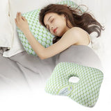 Ear Piercing Pillow for Side Sleepers with an Ear Hole for CNH and Ear Pain Ear Inflammation Pressure Sores, Washable and Adjustable Ear Guard Pillow - Gold - Size 15.35*11.02in