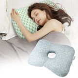 Ear Piercing Pillow for Side Sleepers with an Ear Hole for CNH and Ear Pain Ear Inflammation Pressure Sores, Washable and Adjustable Ear Guard Pillow - Gold - Size 15.35*11.02in