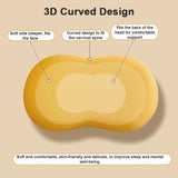 Soft and Comfortable Cat Belly Pillow Home Memory Foam Pillow Cervical Deep Sleep Memory Pillow High Pillow - Arc Patchwork - Size 55 * 35 * 11cm In Australia - Darrahopens