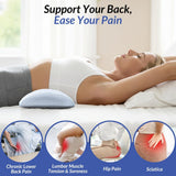 Inflatable Lumbar Support Pillow for Bed with Customized Lower Back Pain Relief & Support, Memory Foam Back Support for Side & Back Sleeping, Bed Pillow for Driving, Resting, Breathable Cover In Australia - Darrahopens
