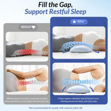 Inflatable Lumbar Support Pillow for Bed with Customized Lower Back Pain Relief & Support, Memory Foam Back Support for Side & Back Sleeping, Bed Pillow for Driving, Resting, Breathable Cover In Australia - Darrahopens