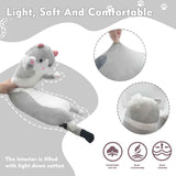Long Cat Plush Pillow Cat Plush Toy PP Fabric Pillow Soft Cat Pillow Cat-Themed - Pink - Size 59 In Australia - Darrahopens