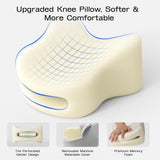Legacy Leg & Knee Foam Support Pillow for Side Sleepers Soothing Relief for Back, Hips, Knees, Joints, Nerves & Muscles - Purple - Size 25.5cm*23cm In Australia - Darrahopens