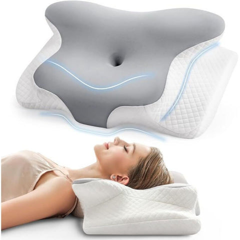 Ergonomic Pillow Memory Foam Pillow Cervical Support Pillow Neck And Shoulder In Australia - Darrahopens