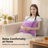 Hysterectomy Recovery Pillow with 2 Pocket for Abdominal Surgery, Hysterectomy Recovery Must Haves Essentials Abdominal Pillow Post Surgery Gifts for Women - Beige - Size 21.5in*18.5in*14.5in In Australia - Darrahopens