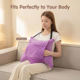 Hysterectomy Recovery Pillow with 2 Pocket for Abdominal Surgery, Hysterectomy Recovery Must Haves Essentials Abdominal Pillow Post Surgery Gifts for Women - Beige - Size 21.5in*18.5in*14.5in