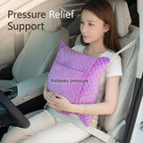 Hysterectomy Recovery Pillow with 2 Pocket for Abdominal Surgery, Hysterectomy Recovery Must Haves Essentials Abdominal Pillow Post Surgery Gifts for Women - Beige - Size 21.5in*18.5in*14.5in