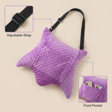 Hysterectomy Recovery Pillow with 2 Pocket for Abdominal Surgery, Hysterectomy Recovery Must Haves Essentials Abdominal Pillow Post Surgery Gifts for Women - Purple - Size 21.5in*18.5in*14.5in In Australia - Darrahopens