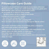 Side Sleeper Pillow for Anti-Wrinkle, Cooling Memory Foam Beauty Pillows for Neck Pain & Breathing Smoothly, Silky Satin Anti-Aging Pillow with Ergonomic Design for Back and Side Sleeper - Blue - Size 57cm*38cm