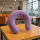 Reading Lap Pillow Ergonomic U Shape Cushion | Reading Pillow for Bed for Adults Elbow Rest Reduces Fatigue Desk Couch Floor Sofa Sitting Working Crocheting Writing - Purple - Size 40cm*34cm In Australia - Darrahopens