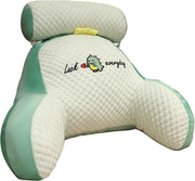 Reading Pillow for Kid Or Adult Large Back Pillow for Sitting Up in Bed Detachable Neck Roll with Arms Large Bed Rest Pillow Back Pillow for Sitting in Bed Watching TV Reading - Green - Size 70*50CM In Australia - Darrahopens