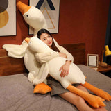 Giant White Goose Plush Pillow Soft Fabric Pillow Sleeping Companion Hugging - White - Size 20in In Australia - Darrahopens