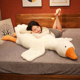 Giant White Goose Plush Pillow Soft Fabric Pillow Sleeping Companion Hugging - White - Size 75in In Australia - Darrahopens