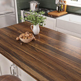 Walnut Contact Paper Wood Grain Peel and Stick Countertops Waterproof Counter Top Contact Paper Wood Wallpaper Brown Walnut Vinyl Wrap for Cabinets Desk Wallpaper Removable Veneer 15.8inx78.8in In Australia - Darrahopens
