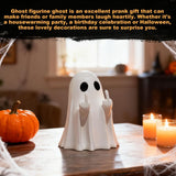 Halloween Ghost Figurine-Spooky & Cute Ghost Statue for Home, Desk, Party Decor | FunnyGhost Halloween Decor Indoor White Chgfs Ghost