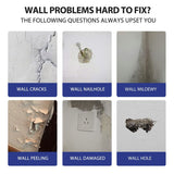 Spackle Wall Repair Kit, 3-Pack Wall Mending Agent with Tools | Includes Scraper, Sandpaper, And Aluminum Patches. For Cracks And Nail Holes - White - Size 2 Pack In Australia - Darrahopens