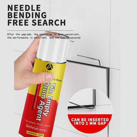 Tile Empty Drum Agent – Strong Adhesion, Eco-Friendly & Easy 4-Step Repair for Hollow, Warped or Loose Tiles – Perfect for Bathrooms, Kitchens, Floors, Walls, Balconies, and Patios