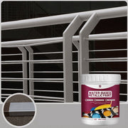 Rust Removal Converter Metallic Paint, Anti-Rust Metal Paint, 2-In-1 Rust Converter & Metal Primer – Perfect for Trailers, Fences, Gates, Railings, Pipes, Roofing, Outdoor Furniture, Farm Equipment, Marine Hardware and Industrial Surfaces - Gray - Size 30
