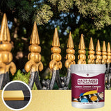 Rust Removal Converter Metallic Paint, Anti-Rust Metal Paint, 2-In-1 Rust Converter & Metal Primer – Perfect for Trailers, Fences, Gates, Railings, Pipes, Roofing, Outdoor Furniture, Farm Equipment, Marine Hardware and Industrial Surfaces - Gray - Size 50