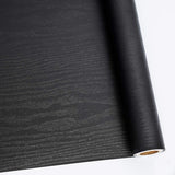 Black Wood Contact Paper Wood Grain Peel and Stick Countertops Waterproof Counter Top Contact Paper Wood Wallpaper Brown Walnut Vinyl Wrap for Cabinets Desk Wallpaper Removable Veneer 15.8inx78.8in