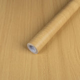 Light Oak Contact Paper Wood Grain Peel and Stick Countertops Waterproof Counter Top Contact Paper Wood Wallpaper Brown Walnut Vinyl Wrap for Cabinets Desk Wallpaper Removable Veneer 15.8inx78.8in