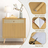 Light Oak Contact Paper Wood Grain Peel and Stick Countertops Waterproof Counter Top Contact Paper Wood Wallpaper Brown Walnut Vinyl Wrap for Cabinets Desk Wallpaper Removable Veneer 15.8inx78.8in In Australia - Darrahopens