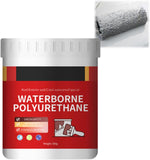 Waterborne Polyurethane Waterproof Sealant,Water-Based Polyurethane,Polyurethane Waterproof Coating,Waterproof Sealant for Roof Leaks,for Walls,Garden,Gutter,Concrete Cracks - Black - Size 500g