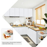 Matte White Contact Paper Wood Grain Peel and Stick Countertops Waterproof Counter Top Contact Paper Wood Wallpaper Brown Walnut Vinyl Wrap for Cabinets Desk Wallpaper Removable Veneer 15.8inx78.8in