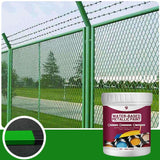 Rust Removal Converter Metallic Paint, Anti-Rust Metal Paint, 2-In-1 Rust Converter & Metal Primer – Perfect for Trailers, Fences, Gates, Railings, Pipes, Roofing, Outdoor Furniture, Farm Equipment, Marine Hardware and Industrial Surfaces - Green - Size 5