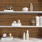 Walnut Brown Contact Paper Wood Grain Peel and Stick Countertops Waterproof Counter Top Contact Paper Wood Wallpaper Brown Walnut Vinyl Wrap for Cabinets Desk Wallpaper Removable Veneer 15.8inx78.8in In Australia - Darrahopens
