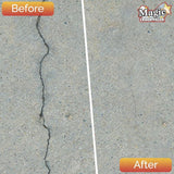 Magic Crack Filler – Fast-Drying, Weather-Resistant Concrete Repair for Driveways, Walkways, Patios, Foundations, Garages, Steps, and Pool Decks - Silver - Size 500g