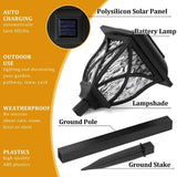 4 Pack Solar Lights Outdoor Waterproof Garden Lights with Warm LED Light Landscape Lighting for Yard Patio Lawn Walkway Driveway - White - Size 4 Pack In Australia - Darrahopens