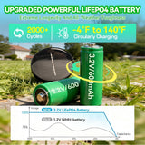 Solar Pathway Lights Outdoor, Stainless Steel Solar Garden Lights, Bright 35LM Warm White LED, Auto On/Off IP65 Waterproof Path Lights for Yard, Lawn, Walkway, Patio, Driveway - Silver - Size 4 Pack