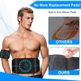 ABS Stimulator Muscle Toner, AB Machine for Abdomen/Arm/Leg, Muscle Stimulator for Muscle Growth, Ab Toning Belt Muscle Stimulator for Men and Women 3 Pack