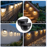 Raised Garden Bed Solar Lights Magnetic with Dusk to Dawn Sensors Wide Angle IPX4 Waterproof Solar Powered Lights Outdoor for Planter Raised Beds Garden Patio Yard Fence, Warm White - White - Size 1 Pack