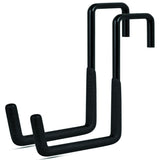 4 Pcs Rafter Hanger Hook, Large S Hooks, Upgraded Fence Hangers, Ladder and Bike Hanging Hooks for Storage, Heavy Duty Garage Utility Rafter Hook for Hanging Hose, Plants, Chairs and More - Black - Size 4 Pcs In Australia - Darrahopens