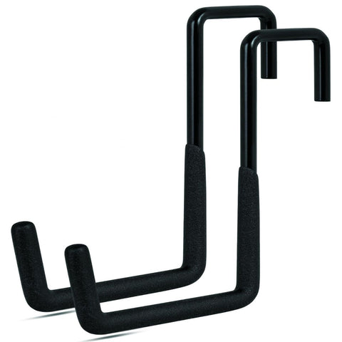 4 Pcs Rafter Hanger Hook, Large S Hooks, Upgraded Fence Hangers, Ladder and Bike Hanging Hooks for Storage, Heavy Duty Garage Utility Rafter Hook for Hanging Hose, Plants, Chairs and More - Black - Size 4 Pcs In Australia - Darrahopens